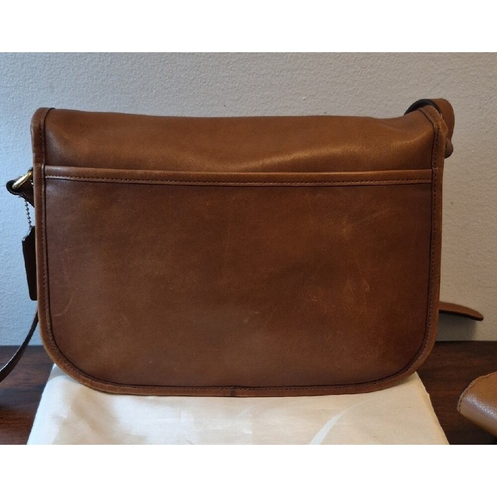 Coach City Bag Tan Leather Shoulder Crossbody Bag and Wallet Set Checkbook 9790 - Picture 2 of 16